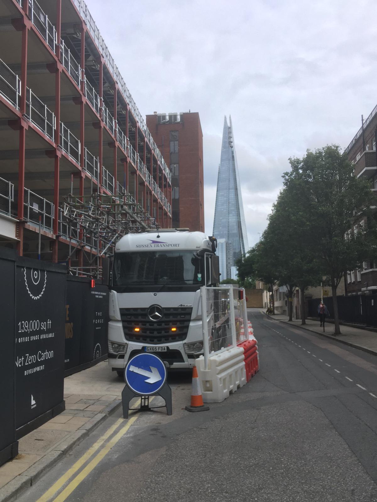 HIAB Job Staircase Delivery London