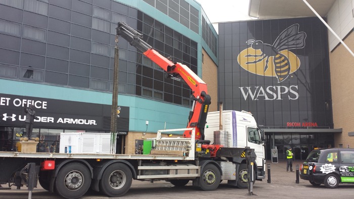 HIAB Generator DeliveryHIAB Generator Delivery