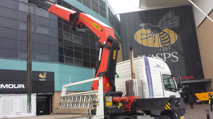 coventry stadium HIAB Generator