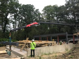 Steel Lift HIAB crane Sussex
