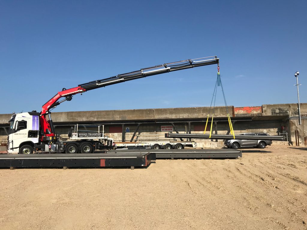 Brighton Marina Lock Gates Lifting