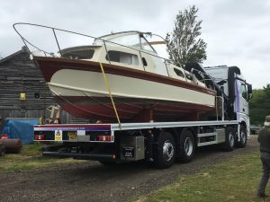 boat hiab hire transport portsmouth