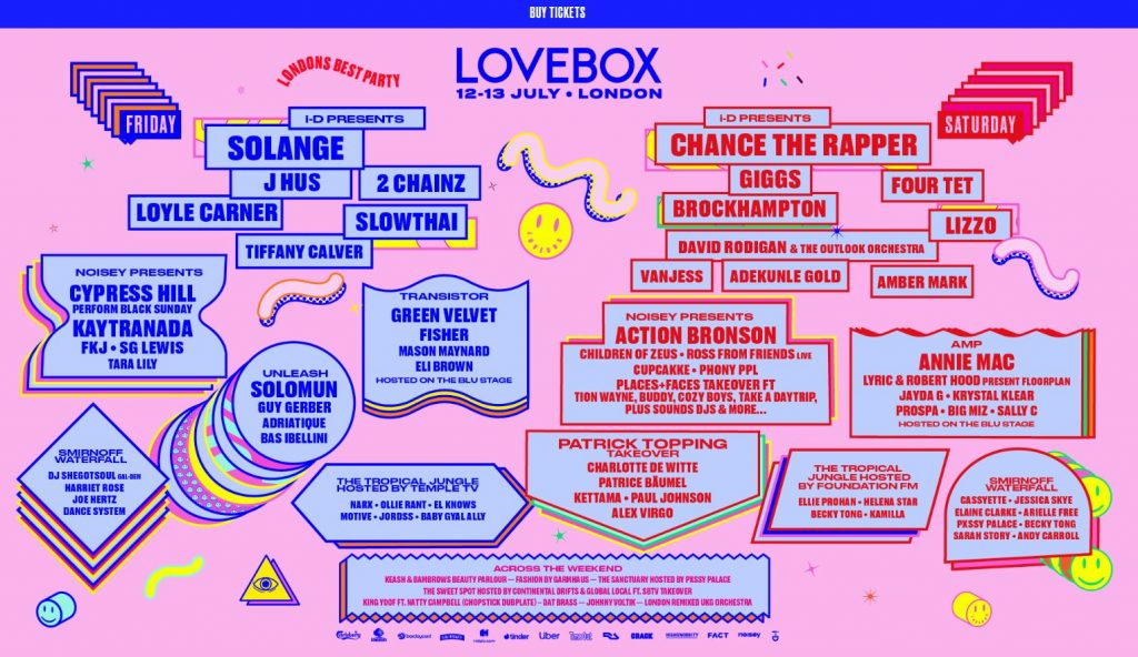 Lovebox Music Festival Haulage