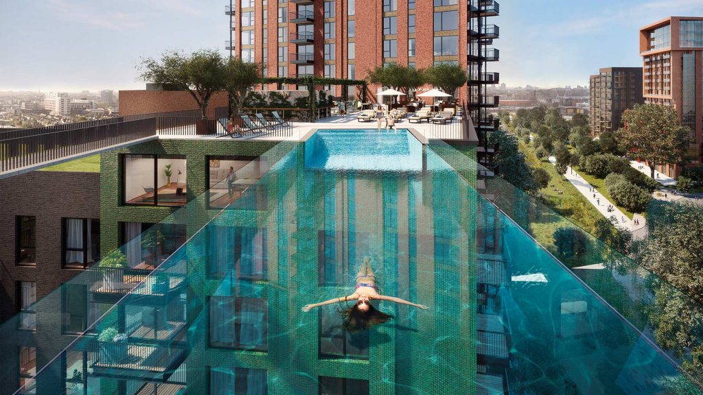 Embassy Gardens Rooftop Pool