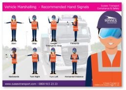 vehicle marshalling signals poster download