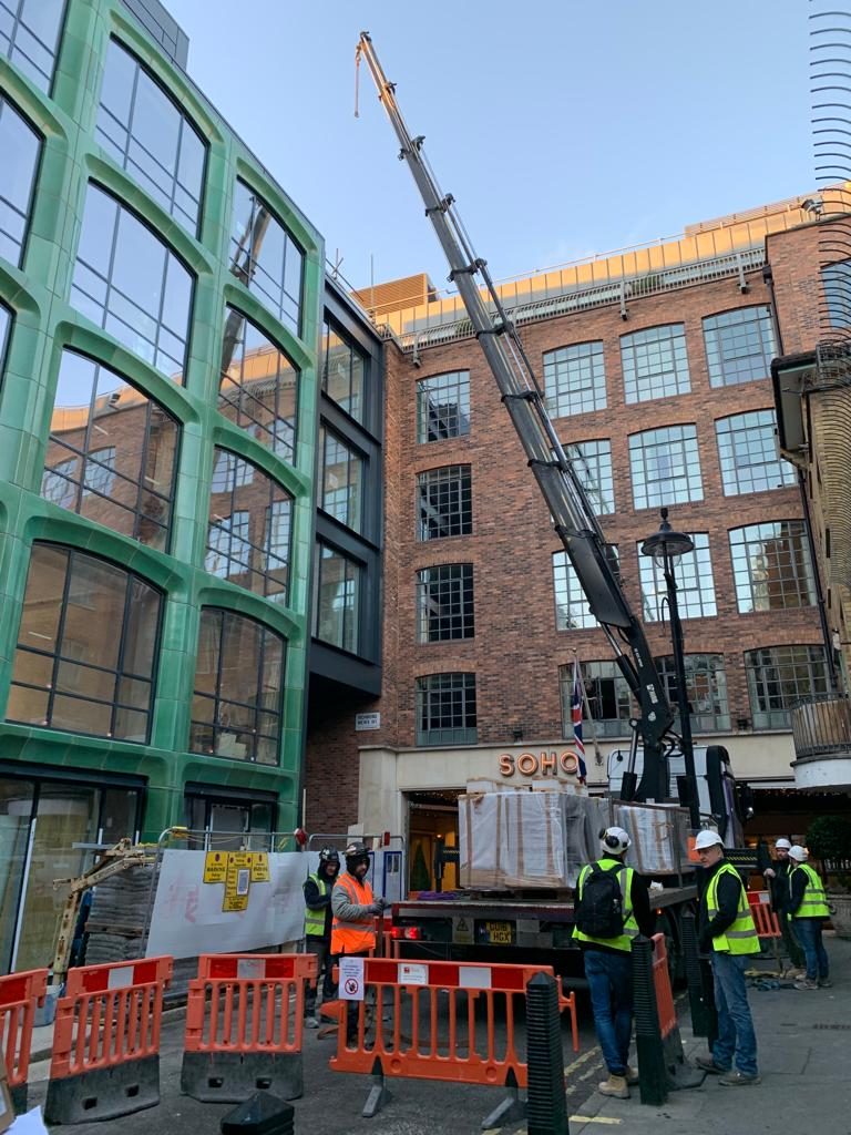 HIAB Steel Delivery Soho